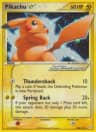 Pikachu Star card art