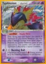 Typhlosion δ card art