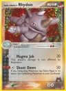 Team Magma's Rhydon card art