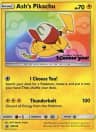 Ash's Pikachu card art