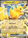 Pikachu ex card art