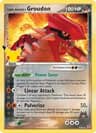 Team Magma's Groudon card art